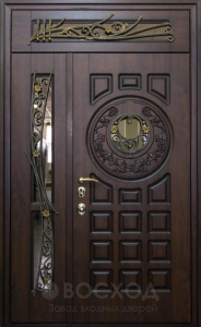 Фото стальная дверь Парадная дверь №382 с отделкой Массив дуба