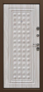 Фото  Стальная дверь МДФ №534 с отделкой Ламинат