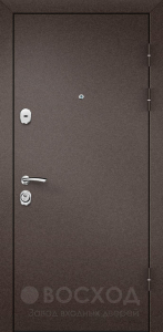 Фото стальная дверь Дверь с зеркалом и шумоизоляцией №10 с отделкой Порошковое напыление