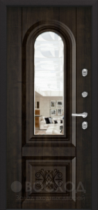 Фото  Стальная дверь Дверь с зеркалом и шумоизоляцией №13 с отделкой МДФ ПВХ