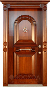 Фото стальная дверь Парадная дверь №26 с отделкой Массив дуба