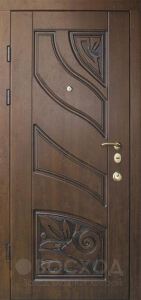 Фото  Стальная дверь МДФ №526 с отделкой МДФ ПВХ