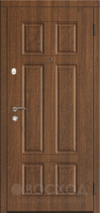 Фото стальная дверь Трёхконтурная дверь с зеркалом №7 с отделкой Порошковое напыление